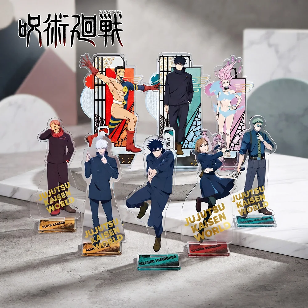 Jujutsu Kaisen Acryl-Ständer Schlüsselanhänger 2026 Neu Megumi Yuji Panda Yuta Todo Maki Niedliche Charakter-Merchandise-Figur