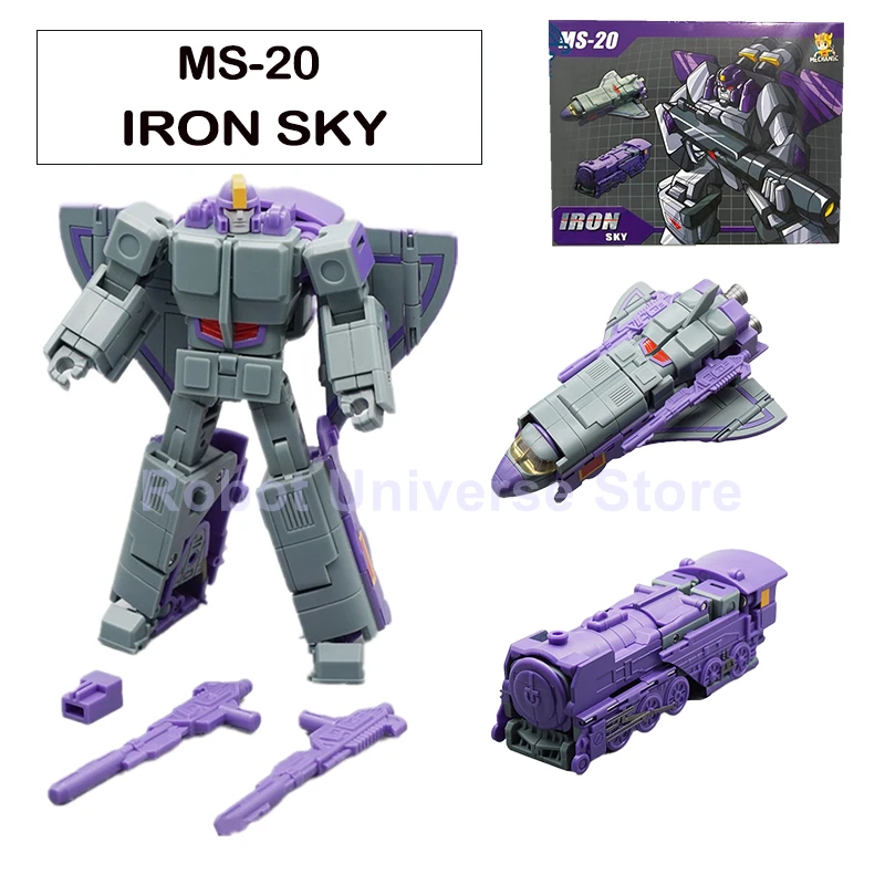 

В наличии MFT механическая игрушка-трансформер MS20 MS-20 Astrotrain Triple Changers G1 Mini Warrior, экшн-фигурка робота, игрушки