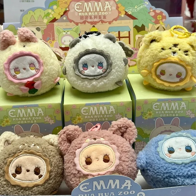 إيما سر عالم الغابات صندوق أعمى سلسلة Rua Rua حديقة الحيوان ألعاب من نسيج مخملي Kawaii ظهره قلادة الديكور الإبداعي متعة سر هدية