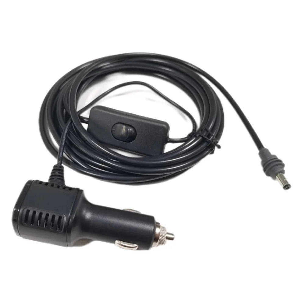 

5M Car Charging Power Cable Digital Display Car Cigarette-Lighter Male Plug For Starlink Mini Car Charger Power Supply Cord