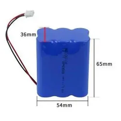11.1V 18650-3S2P 3000Mah - 6400Mah 18650 Lithium Ion Li-ion Rechargeable Battery