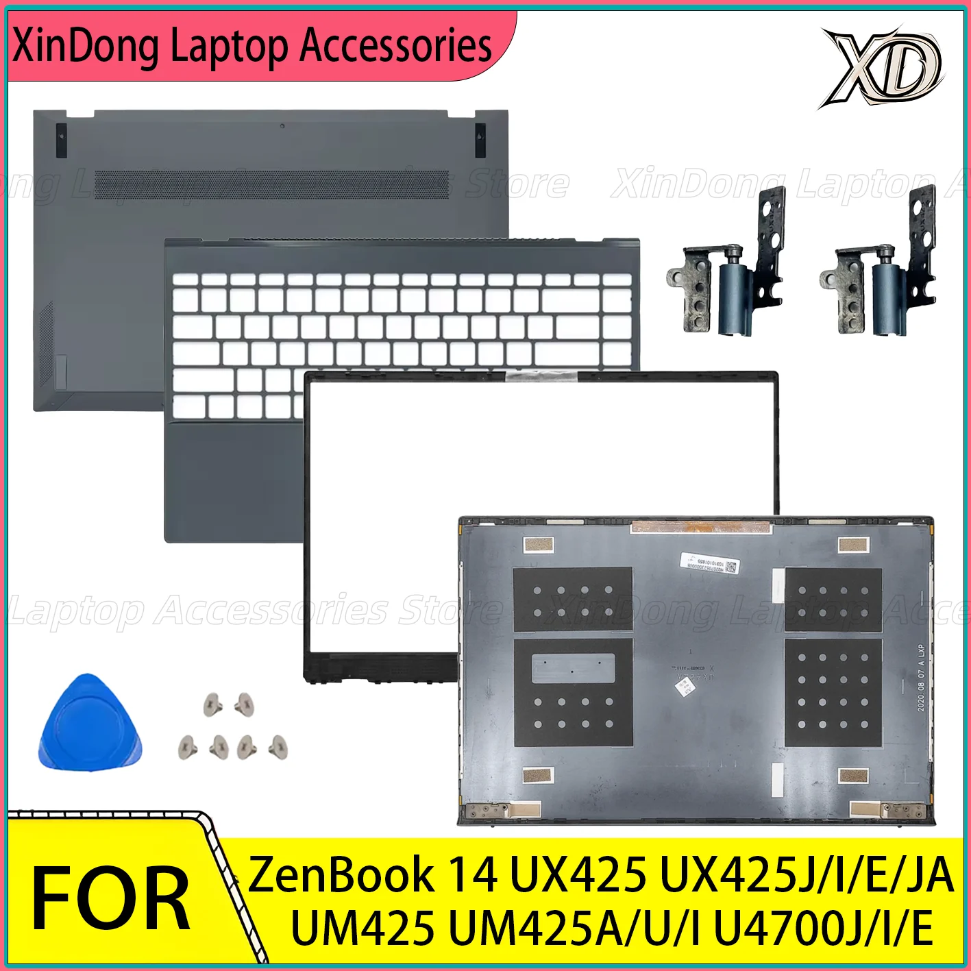 

Чехол для ноутбука ZenBook 14, UX425 UX425J/E/JA UM425A/U/I U4700J/E, задняя крышка ЖК-дисплея/безель/подставка для рук/нижняя часть/петли, замена