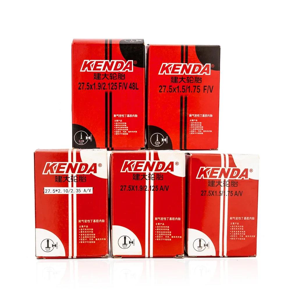 KENDA Fahrradschläuche 26/27,5/29 Zoll 1,5-1,75/1,95-2,125/2,1-2,35 Radreifen 48 mm französisches Ventil Schrader Presta-Ventile – Detail 10
