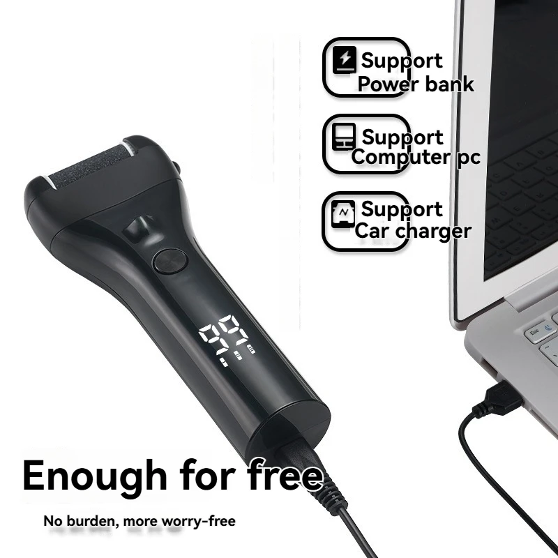 مبرد قدم كهربائي بكفاءة عالية، مزيل مسامير القدم المنزلية، أداة باديكير دوارة أوتوماتيكية، قدم متعددة الوظائف