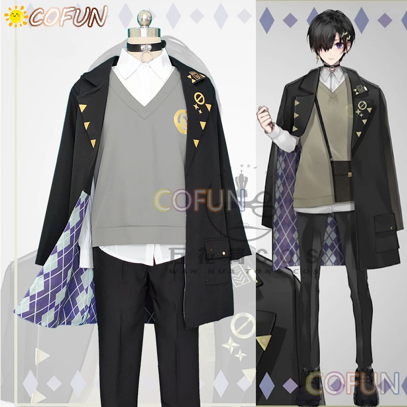 

COFUN [Customized]Vtuber Holostars Kanade Izuru Cosplay Costume Hololive Halloween Outfits Men New Suit Uniform