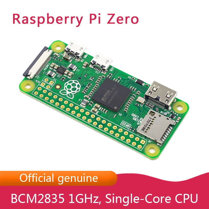 Original Raspberry Pi Zero Board  Version 1.3 With 1GHz Single-Core CPU 512MB RAM or Zero Kit