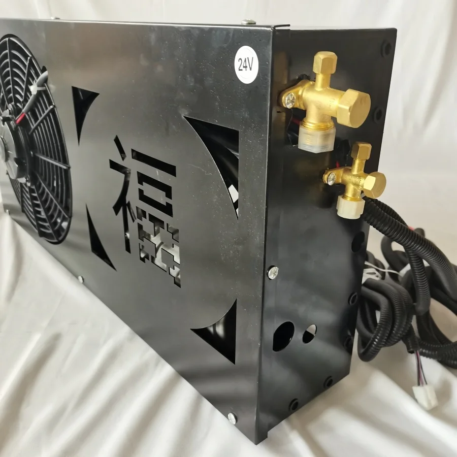 تكييف الهواء التبريد 12 فولت 12 فولت شاحنة وقوف السيارات مكيف الهواء مكيف كهربائي لشاحنة Rv الثقيلة