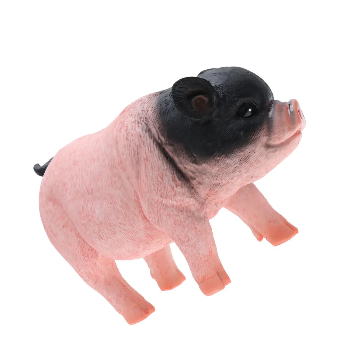 Niedliches Sparschwein aus Kunstharz für Kinderzimmer, fester Ständer, Spardose, Geburtstag, Weihnachten, Geschenk, Cartoon-Spartopf, Münzbank