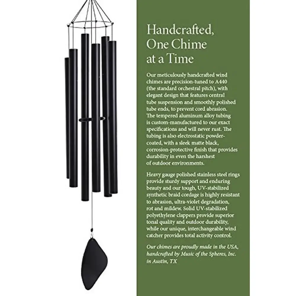 

Mezzo Handcrafted Weather-Resistant Wind Chimes Nashville Unique