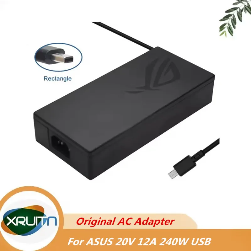 Genuine 20V 12A 240W Rectangle Conn ADP-240EB B/C AC Adapter Charger For Asus TUF Gaming A16 (2024) FA608 FA608WV