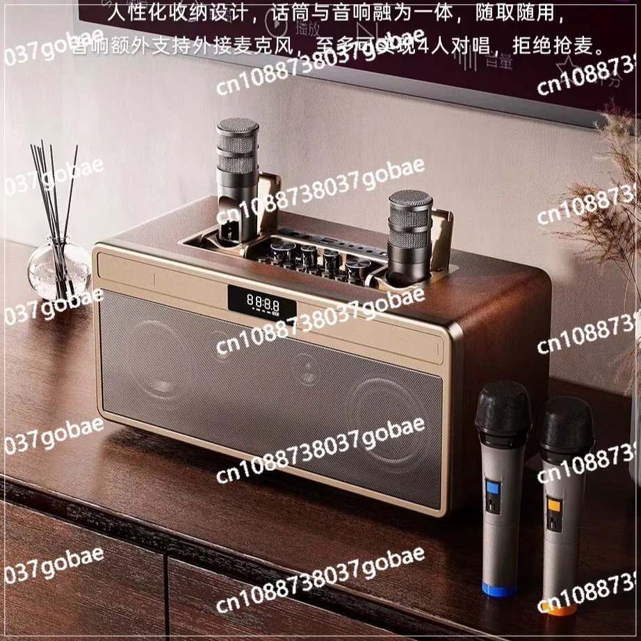 Home theater set, wireless microphone, bluetooth speaker, TV, home singing stereo all-in-one machine