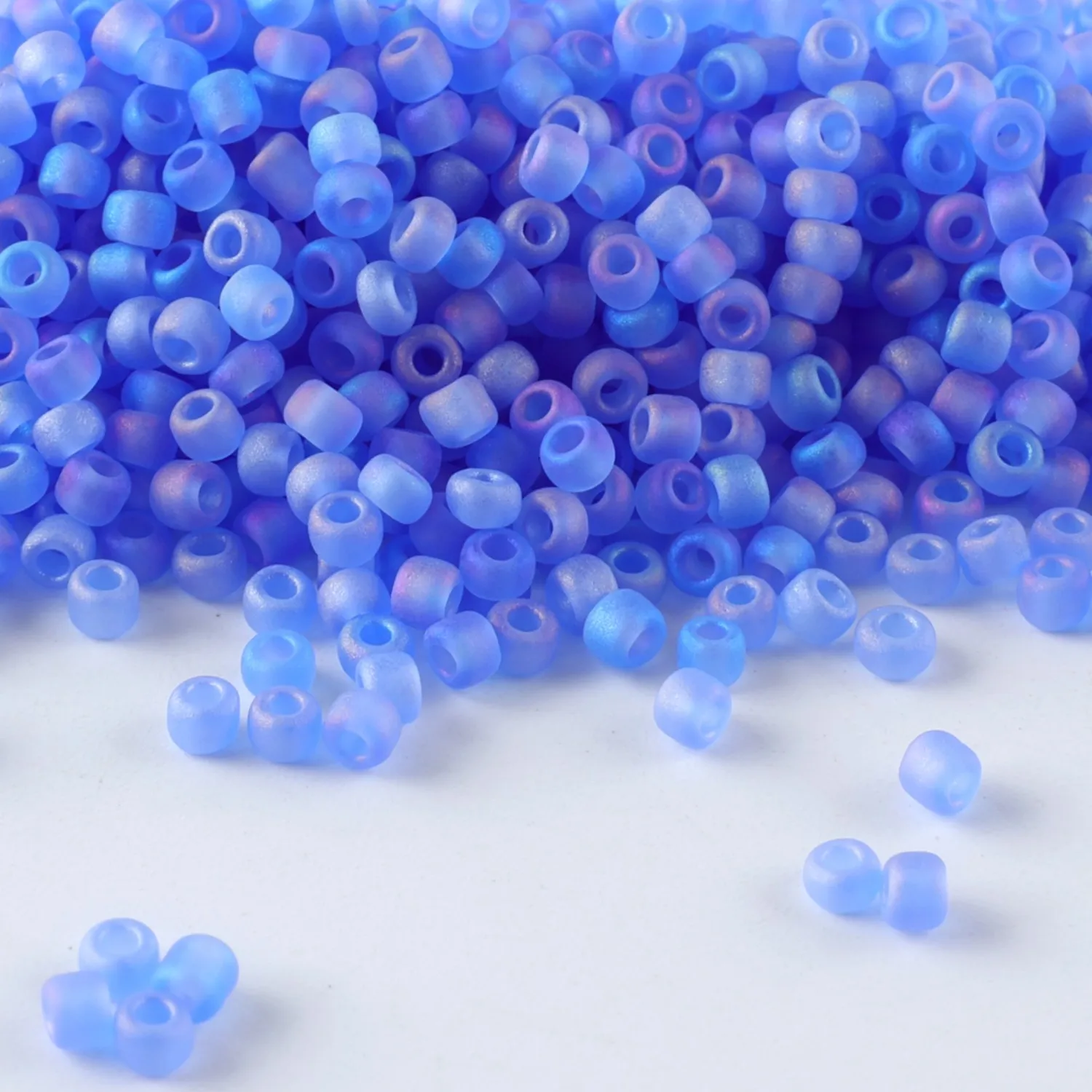 Hochwertige CJ 11/0 Mattierte Rocailles-Perlen für Schmuckherstellung, 10g/Röhrchen, Geeignet für Alle Arten von DIY-Bastelarbeiten – Detail 13