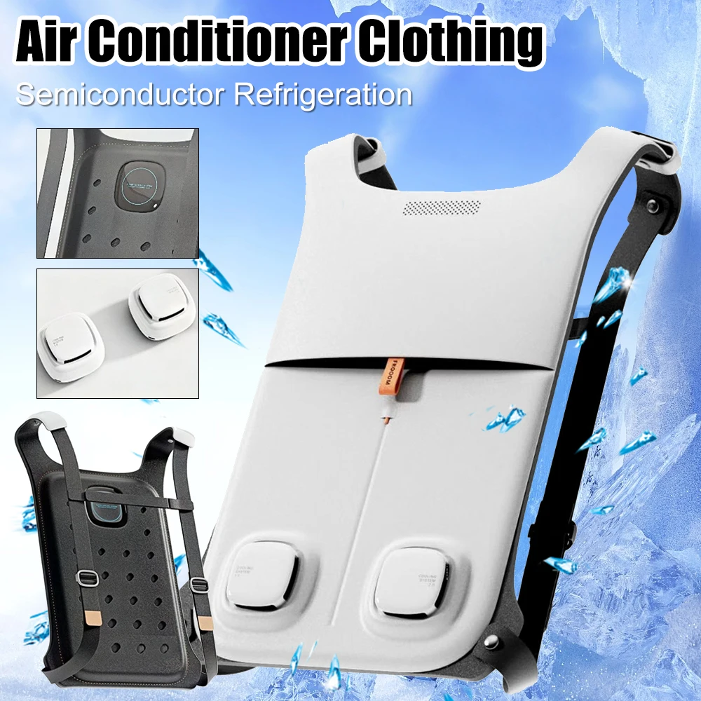 

Breathable Cooling Vest Adjustable Refrigeration Cooling Clothing Semiconductor Instant Cooling Vest Summer Cool Work Clothes