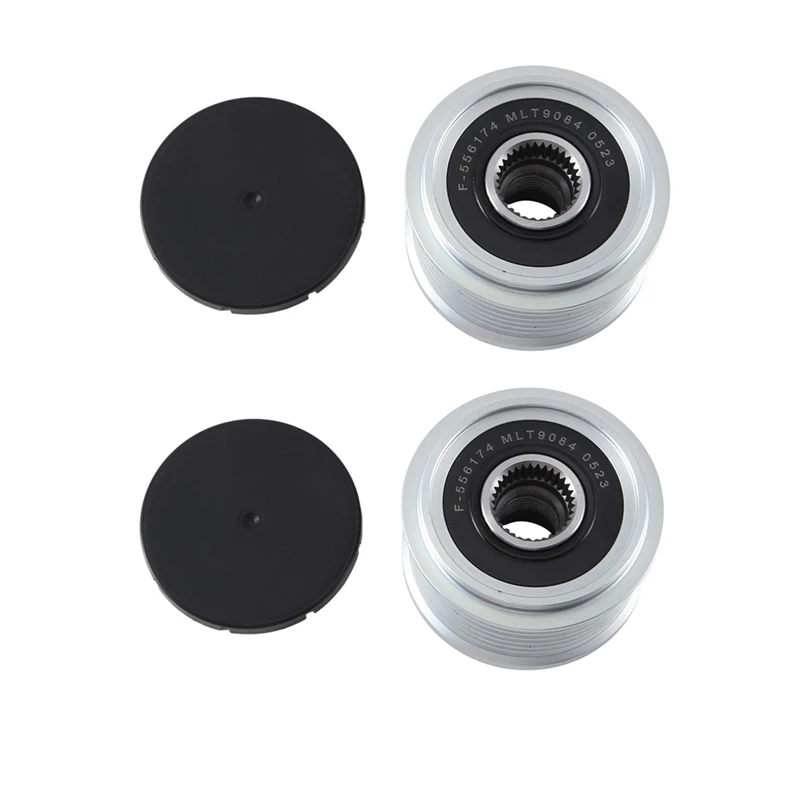 

2X Alternator Clutch Pulley For Ranger Transit 2.2 Guard 2.4 Hilux 2.4 2.5 3.0 2GD-FTV F-556174 27415-0L020 F00M391121