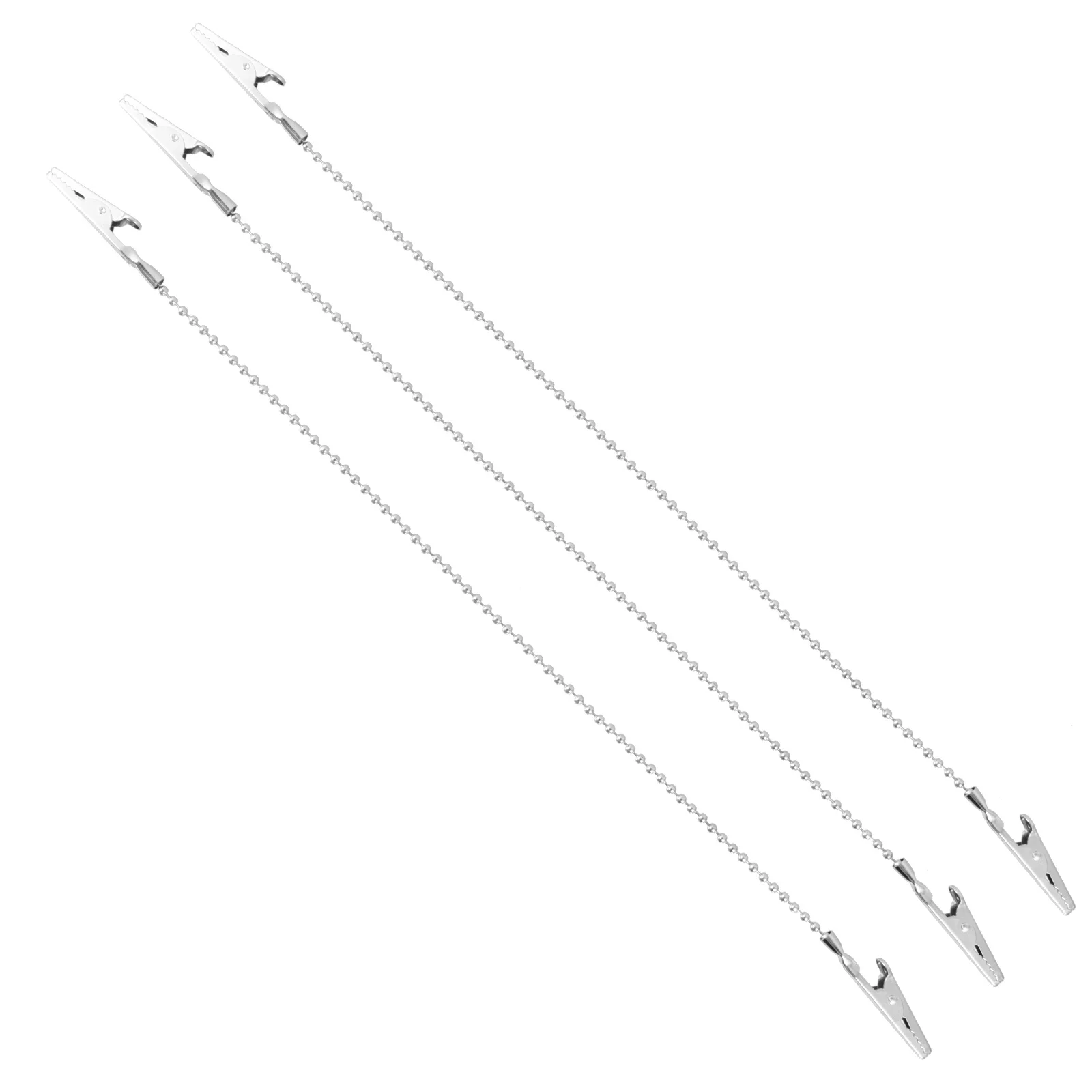 

3Pcs Napkin Clips Compact ABS Nylon Bib Holder Napkin Clip for Strap Extender Lightweight Portable Practical