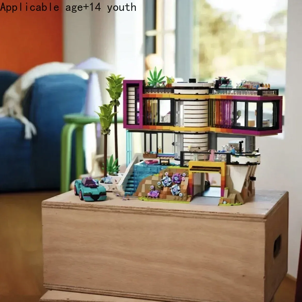 منتجات جديدة متوفرة 42639 مجموعة مكعبات بناء أندريا الحديثة الفاخرة للمنزل الإبداعي لعبة فيلا هدية لعيد ميلاد الفتيات