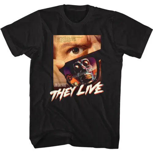 

They Live Movie Poster T-Shirt - Black