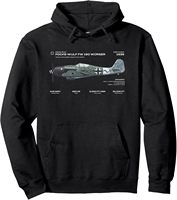 Focke Wulf Fw 190 WWII Aeroplane Air Force Pullover Hoodie