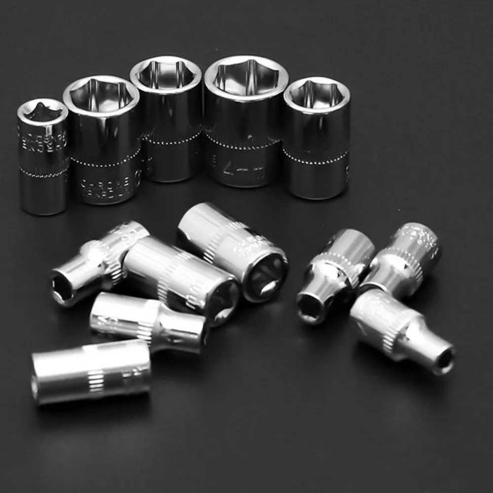 

46pcs Carbon Steel Ratchet Wrench Set 1/4 Inch with Storage Toolbox Torque Wrench Combo Kit Wrench Spanner