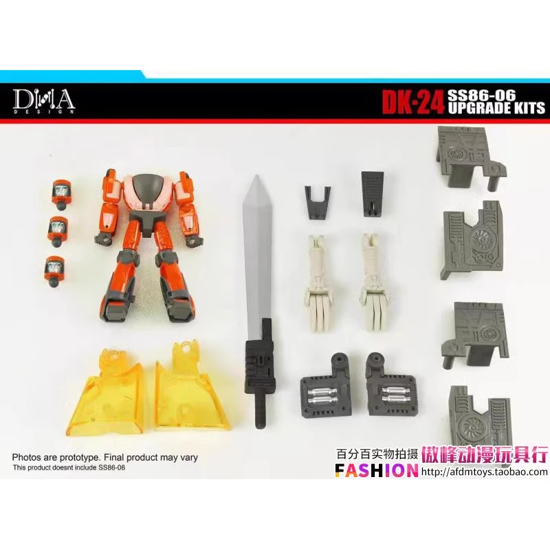 【in Stock】NEW DNA Design DK-24 Upgrade Kit for SS86-06 Grimlock Wheelie Transformation Robot Model Toy Action Figure Accessories