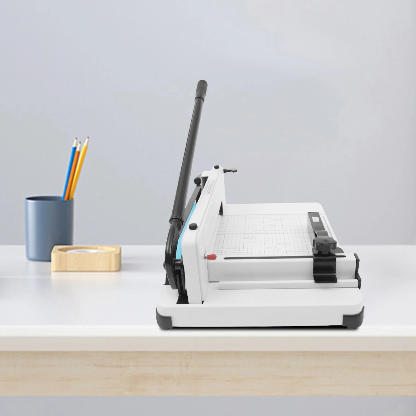 

12 Inch Manual Thick Layer Paper Cutter Heavy-Duty A4 Paper Cutter with Metal Base Paper Slicer for Home or Office Use