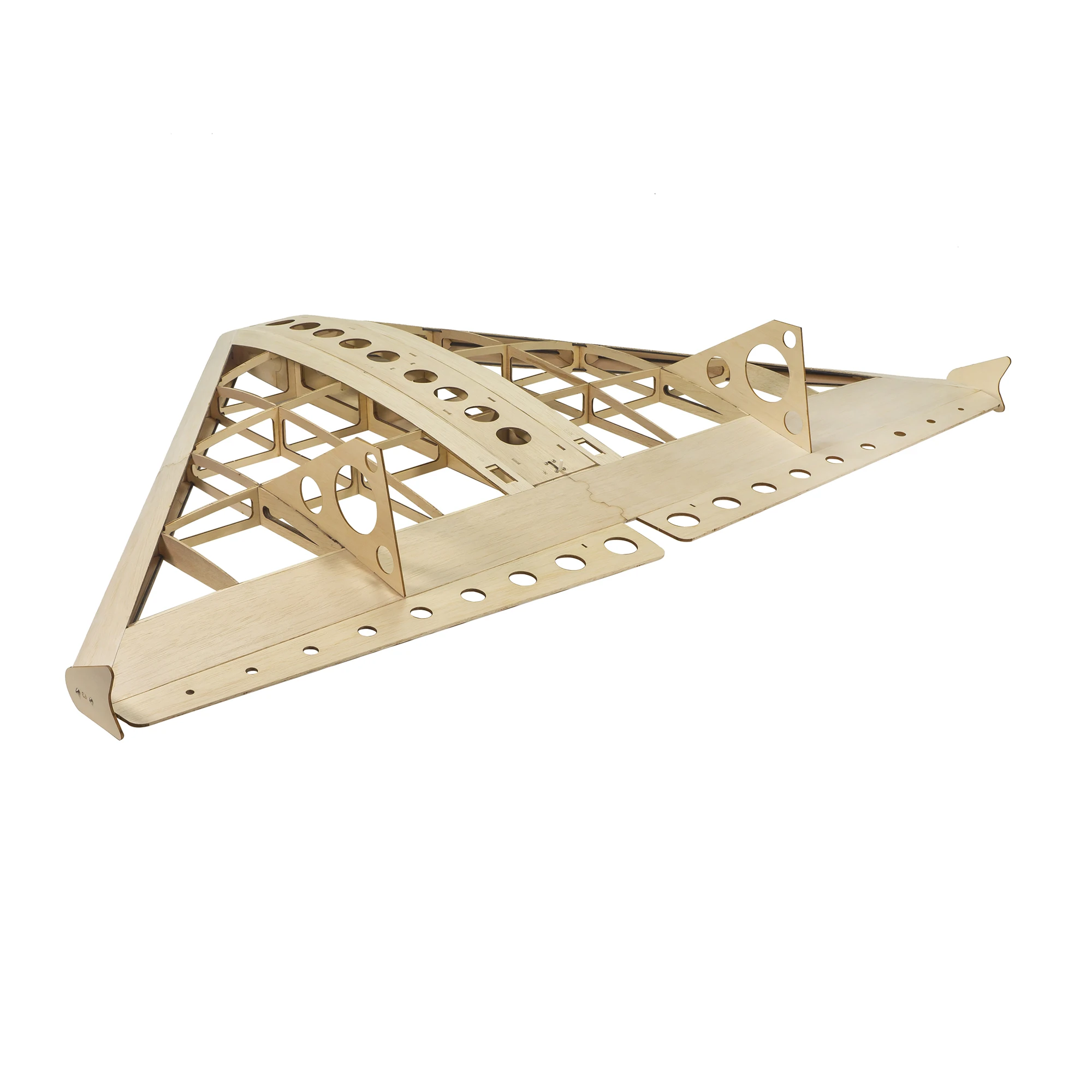 1000mm Balsa Wood Delta Wing RC Plane Kit, Laser Cut FPV Aircraft for Aerobatic Flying & DIY Building