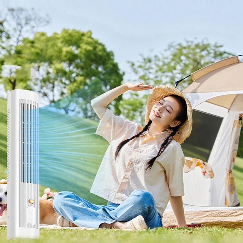 Portable Automatic Remote Air Conditioner, USB Personal Air Conditioner Mini Conditioner With 3-Speed Electric Fan