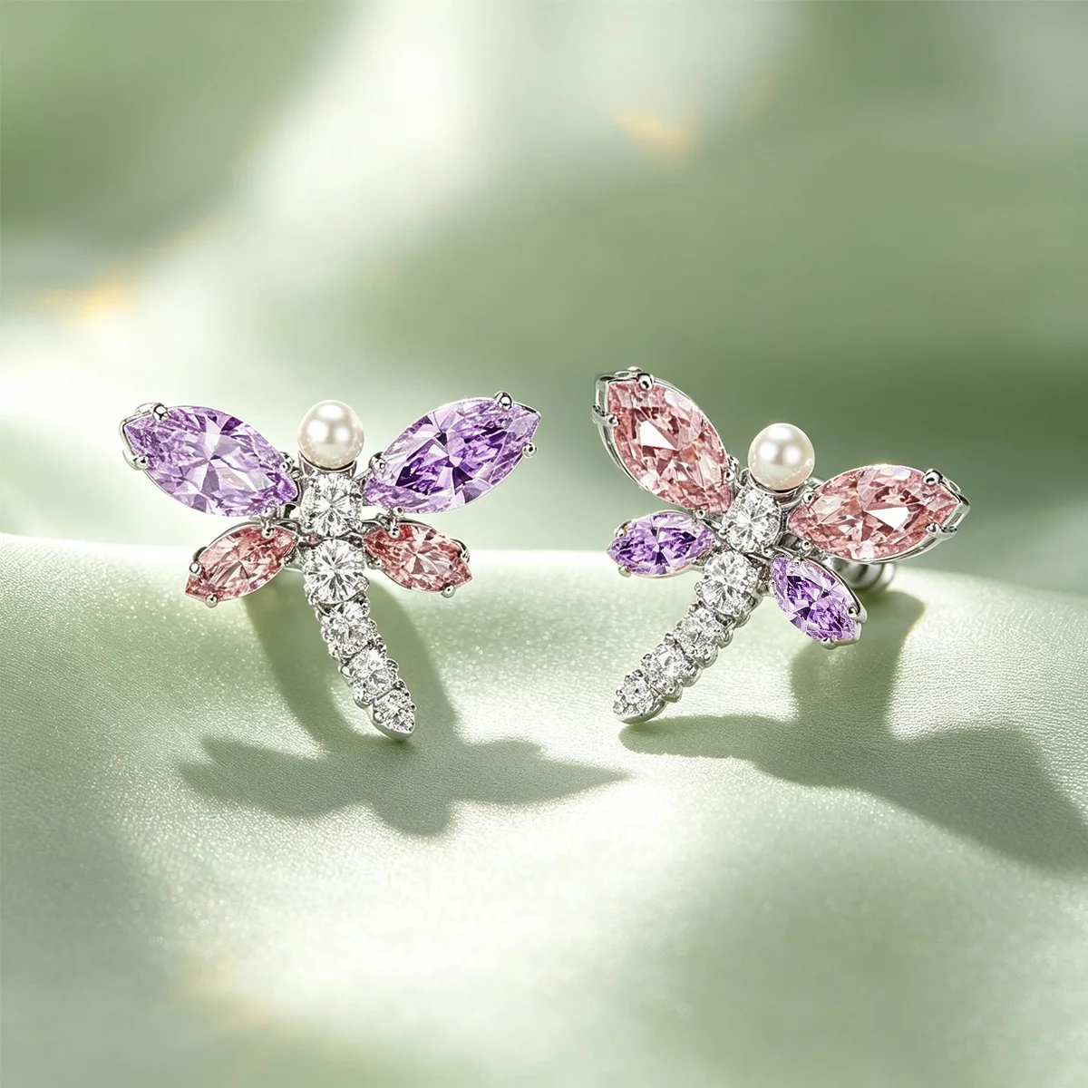 Women's Exquisite Multicolor Butterfly Floral Jewelry Set