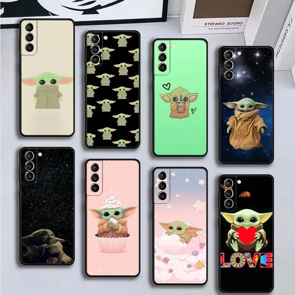 

Cute Baby Y-Yoda Phone Case For Samsung GalaxyA13,21s,22,31,32,52,53,71,72,73,Soft Black Cover