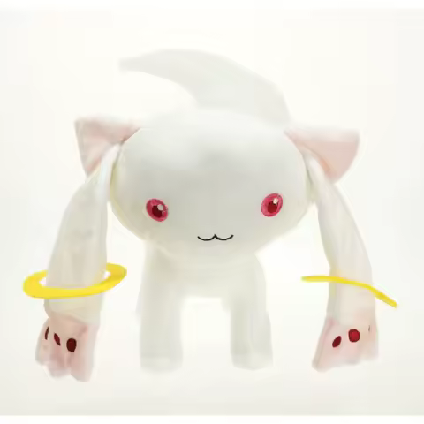 Kawaii Qbay Cat Puella Magi Madoka Magica Magic Kyubey Cute Animal Toys Soft Pillow Dolls Fashionable Room Decorations Gifts