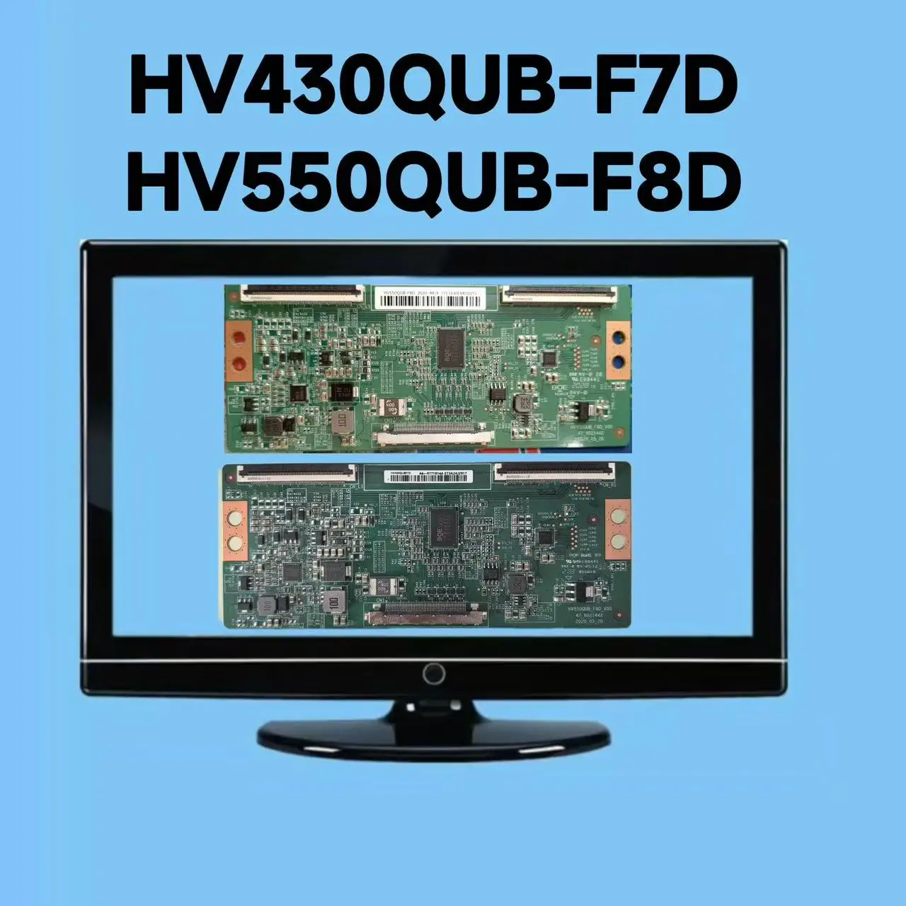 New original logic board HV550QUB-F8D HV430QUB-F7D  is suitable for 43 55 inch TV 47-6021452