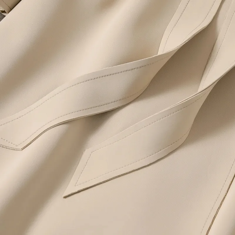 Trench Coat pour femmes mode vêtements d'hiver femmes longs manteaux et vestes femmes ceinture Double boutonnage Trench Coat femmes vêtements