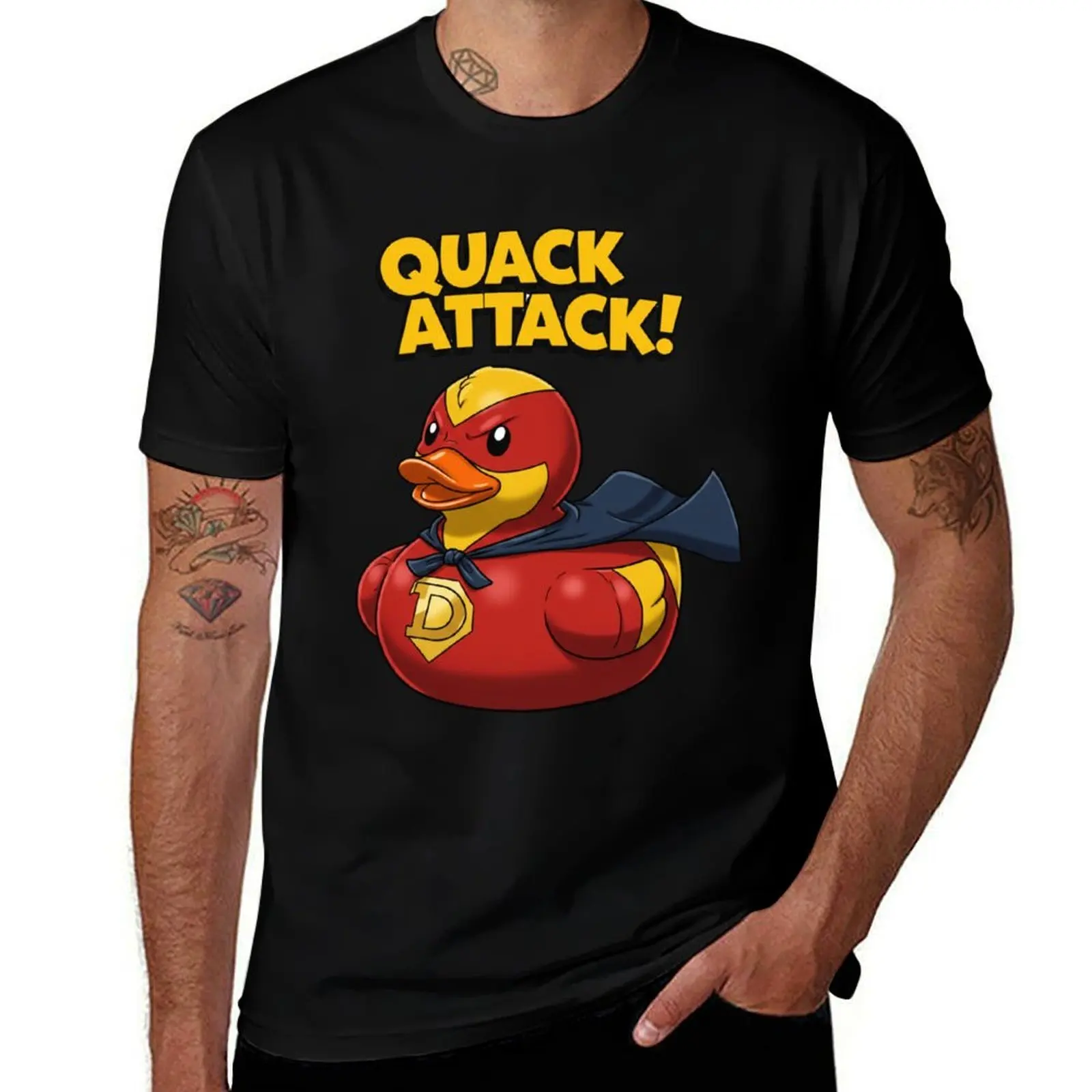

Quack Attack Funny Duck T-Shirt new edition valentines boutique clothes Louboutins mens workout shirts