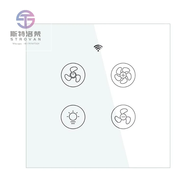 

New WiFi Smart Ceiling Fan Light Switch Home Smart Life Wireless Remote Switch