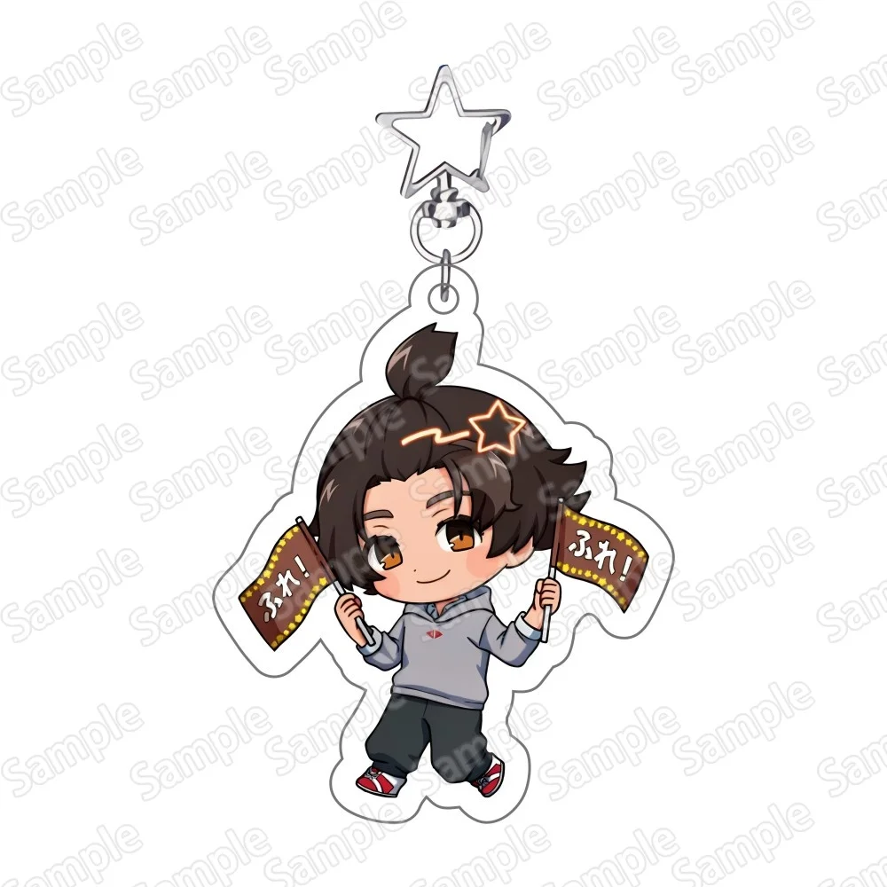 Anime Inazuma Eleven GO Shindou Takuto New 6cm Acrylic Stand Figure KeyChain Q Version Fans Collectible Gift