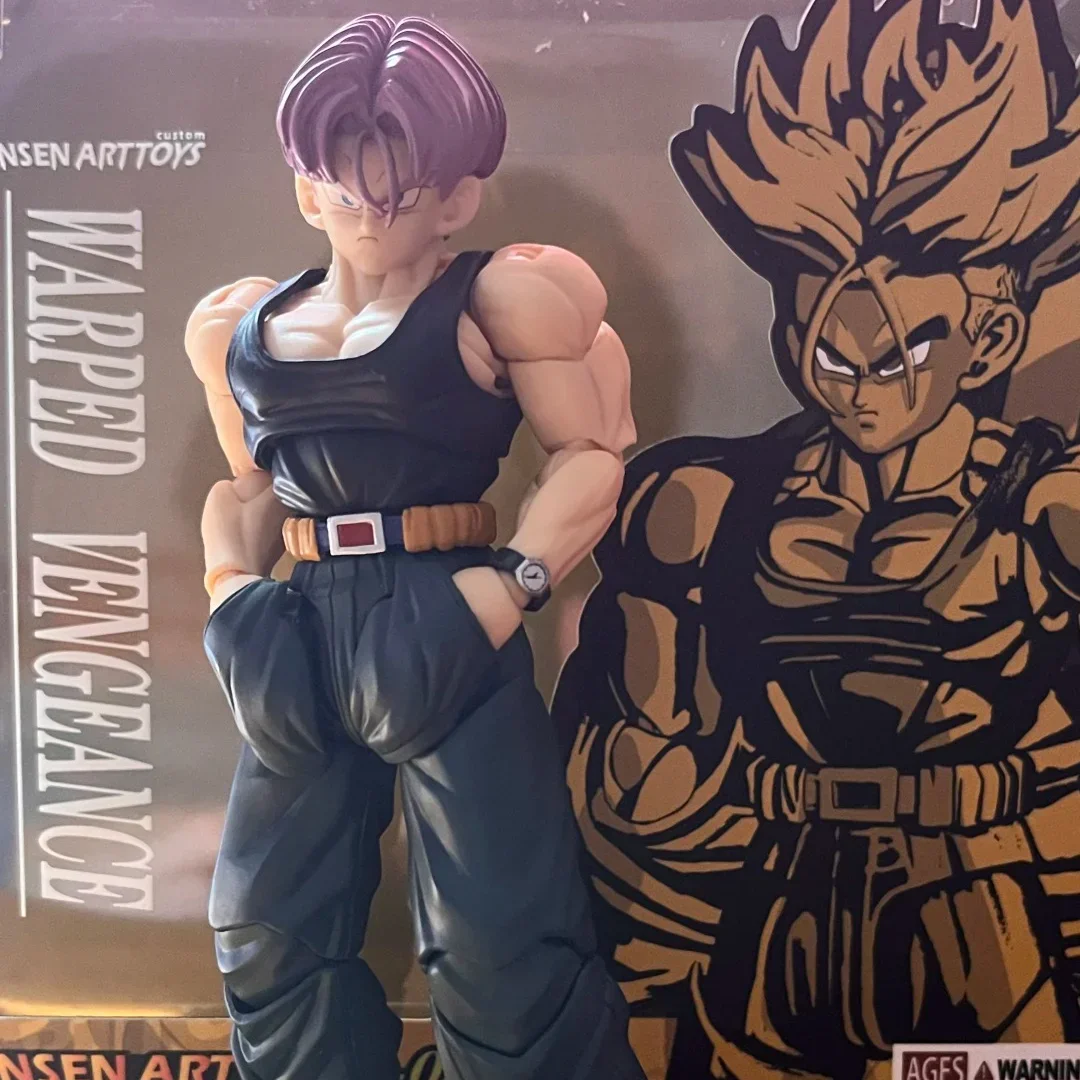 Second Edition Tonsenarttoys Tonsen Arttoys Kamione Dragon Ball Z Super Saiyan SSJ SSJ2 Trunks 05a 05b Action Figures Model Toys view 3