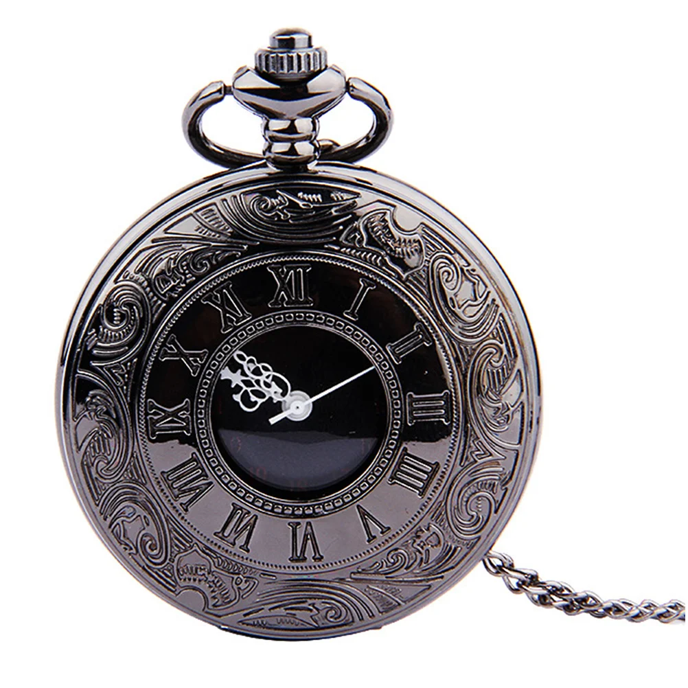 Next Day Pocket Watches Wind up Dual Display Dial Roman Numerals Steampunk Retro Classic Women's