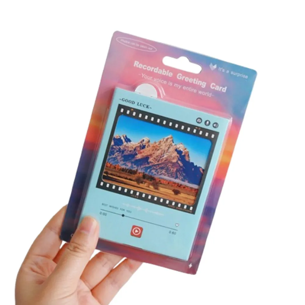 

60 Seconds Sound Recorder Greeting Card 3D Cassette Handmade Voice Message Recorder Tape Unique Recording Cassette Mother's Day