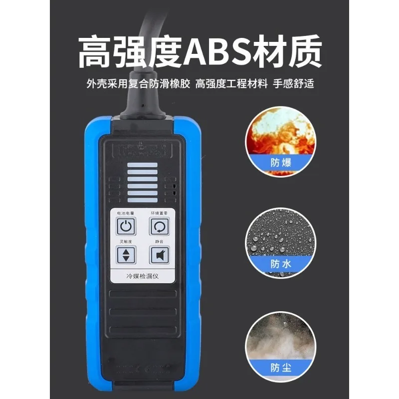 Electronic Refrigerant Leak Detector VML-1, Gas Leak Tester for R410 R32, Automotive Freon Detection VLD2