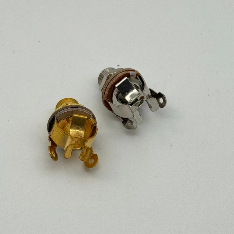 1/4 Inch 6.35Mm Stereo Input Jack-Plug Socket Stereo Input Plug Socket Guitar Pickup Output Jack for Electric Guitar Bass