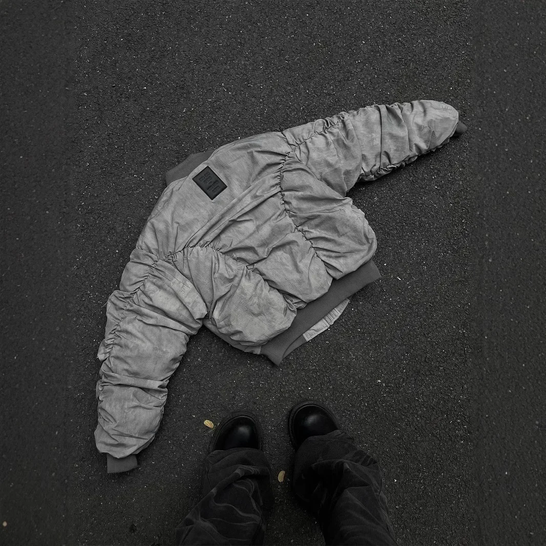 Winter Jacket Men 2025 Winter Vintage Distressed Baseball Bomber Jacket Men Streetwear Hip Hop Cotton Padded Coat Winter Clothes