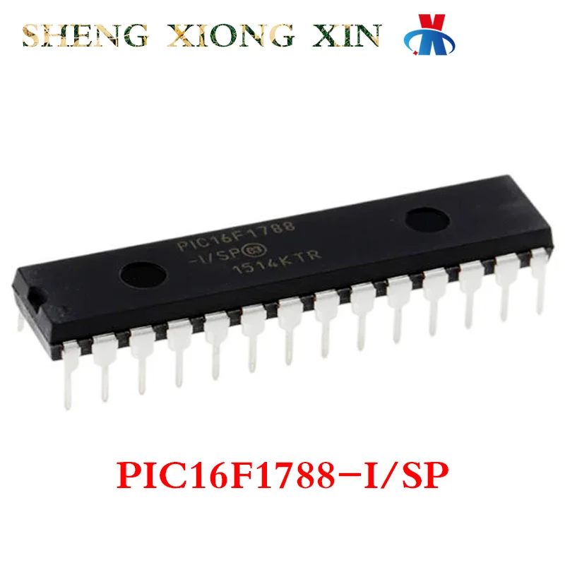 

5pcs/Lot 100% New PIC16F1788-I/SP DIP-28 8-bit Microcontroller -MCU PIC16F1788 Integrated Circuit