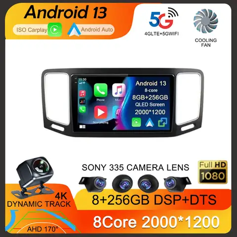 안드로이드 13 Carplay For Volkswagen VW Sharan 2012 2013 2014 2015 2016 2017 2018 차량용 라디오 멀티미디어 플레이어 스테레오 헤드 유닛 2din