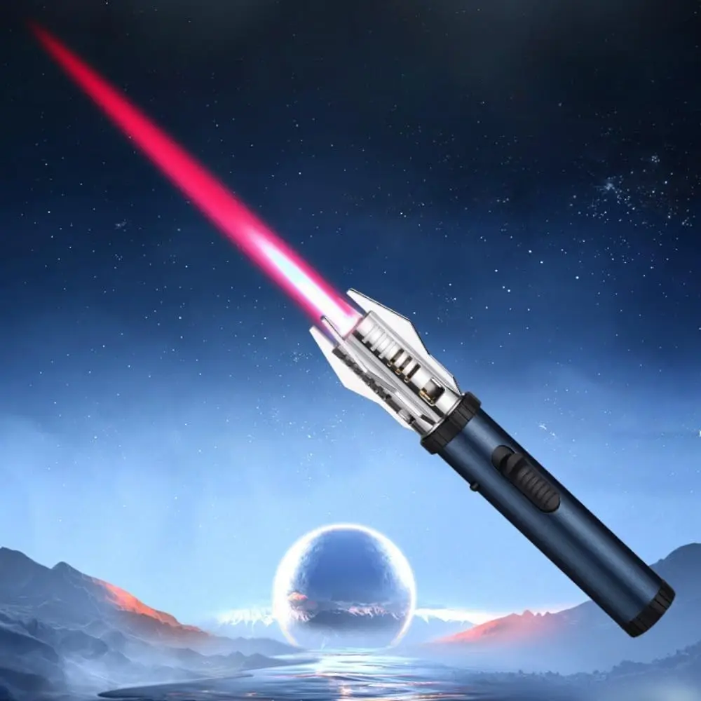

Ailexpress Recommendation - Torch Lighter, Red/Blue Flame Adjustable with Safety Lock, Bright Fire Lighter, Refillable Butane Ga