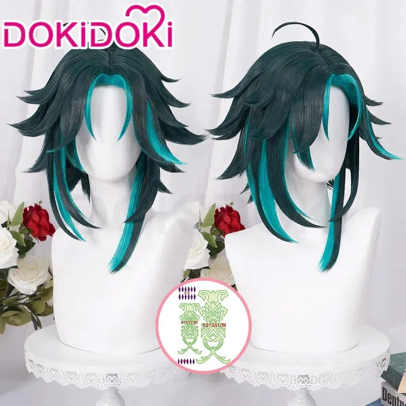 Bear's Den IN STOCK Game DokiDoki Halloween Cosplay Wig Genshin Impact Xiao Cospl New 2025