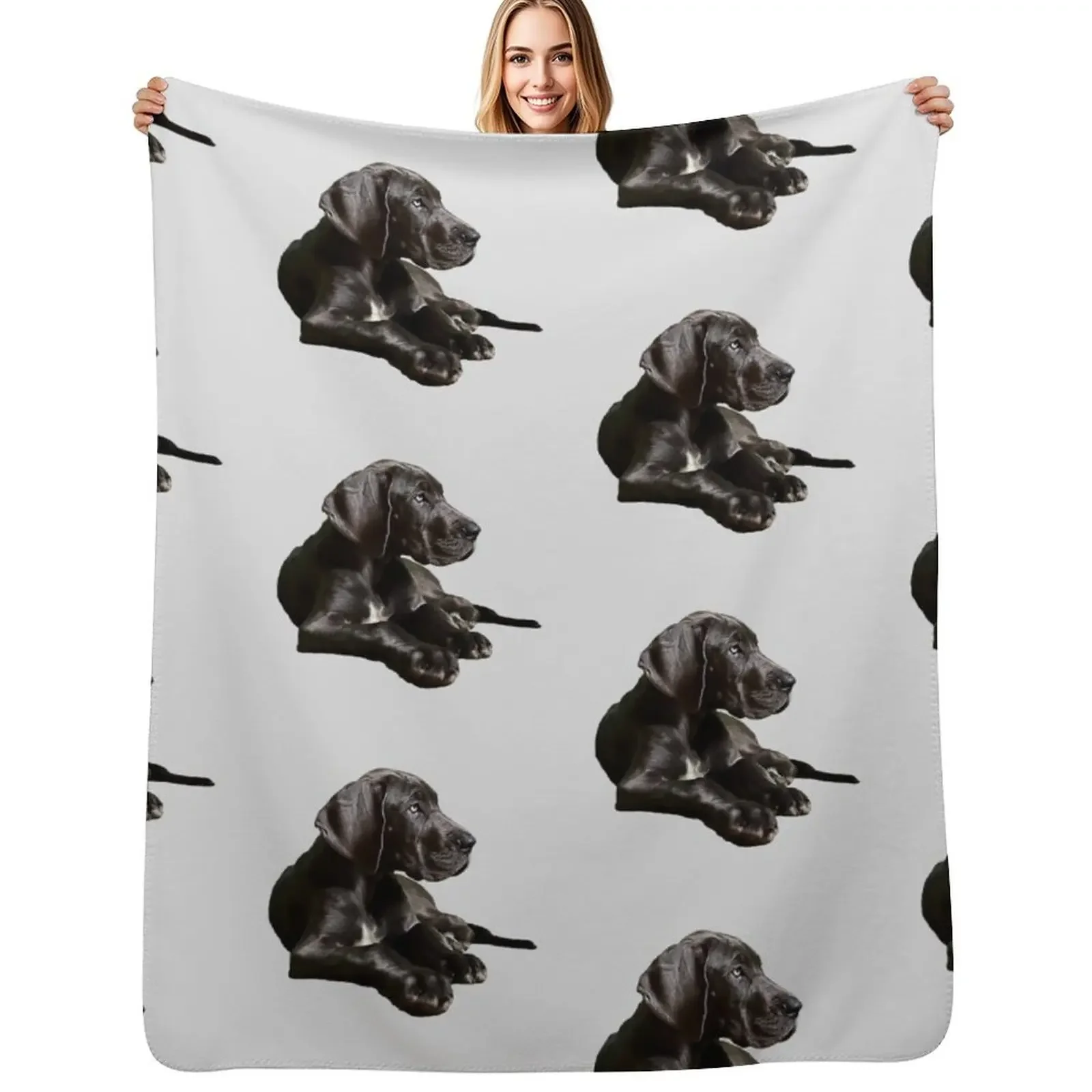

Black Great Dane - Fantastic Beauty! Throw Blanket Fashion Sofas Baby for babies Blanket