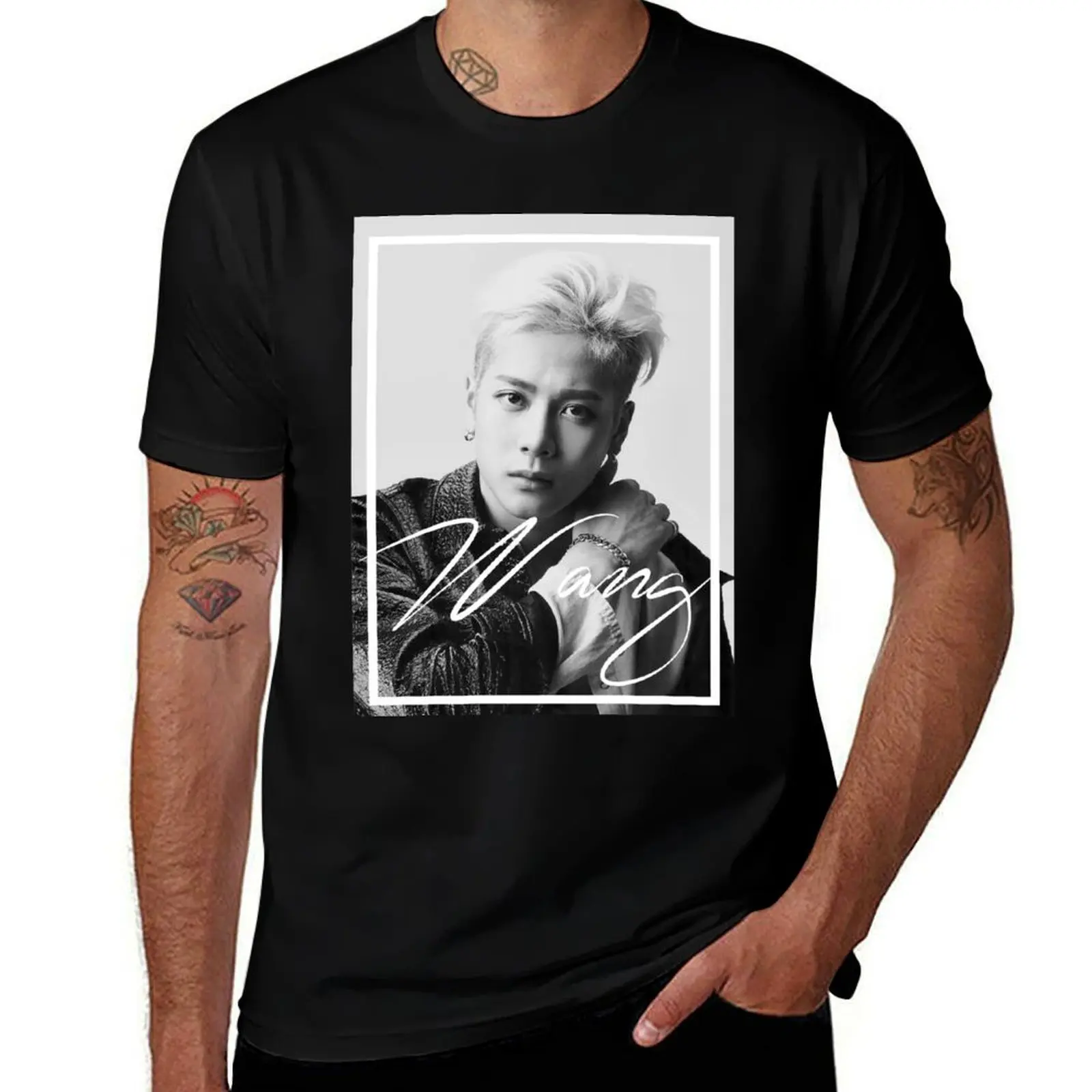 Jackson Wang T-Shirt men t shirt cotton 100% T-Shirt