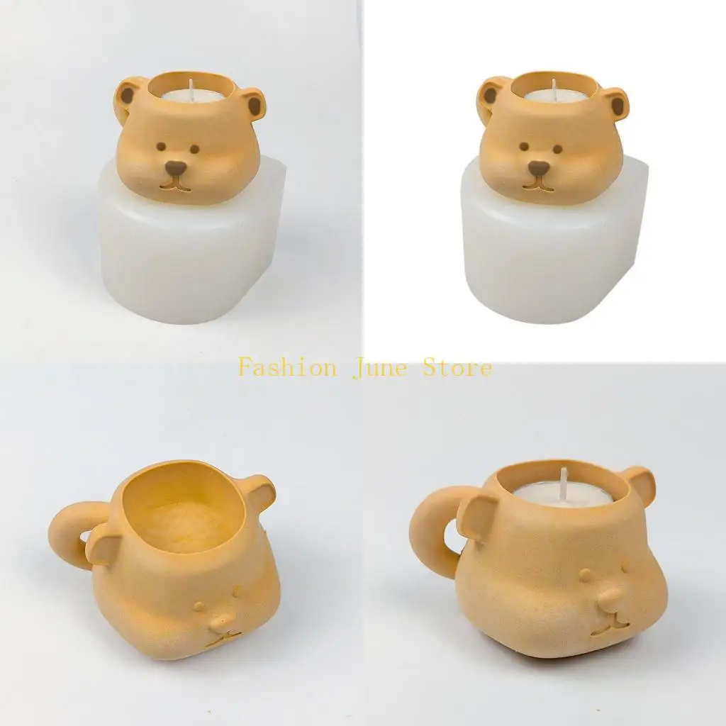 

N5KA подсвечник для свечи, смоляная форма, гипсовая форма для подсвечника, эпоксидная силиконовая форма для литья для поделок,