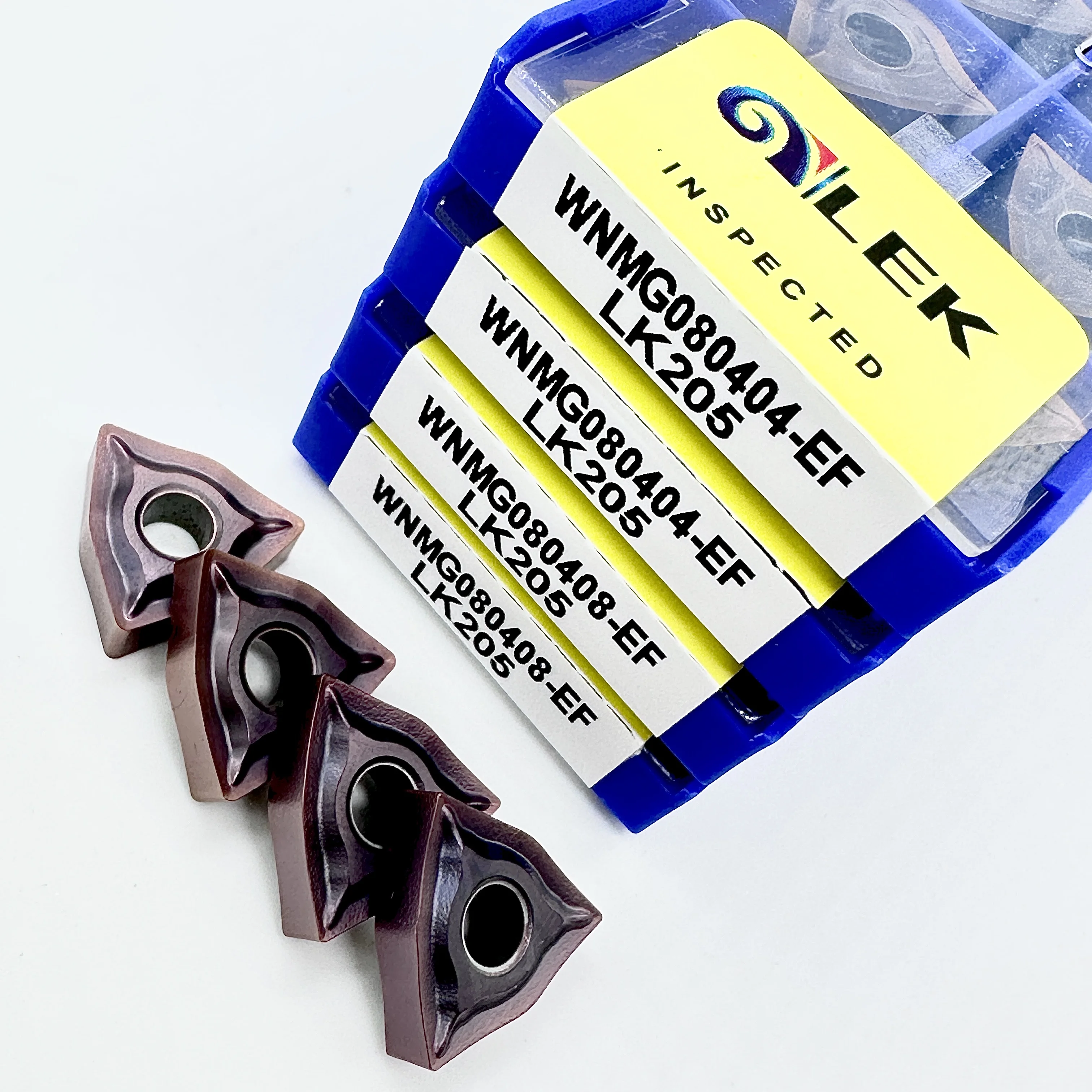 

WNMG080404-EF WNMG080408-EF YBG205 External Turning Tool Lathe Turning Tools High Quality Steel Parts Processing