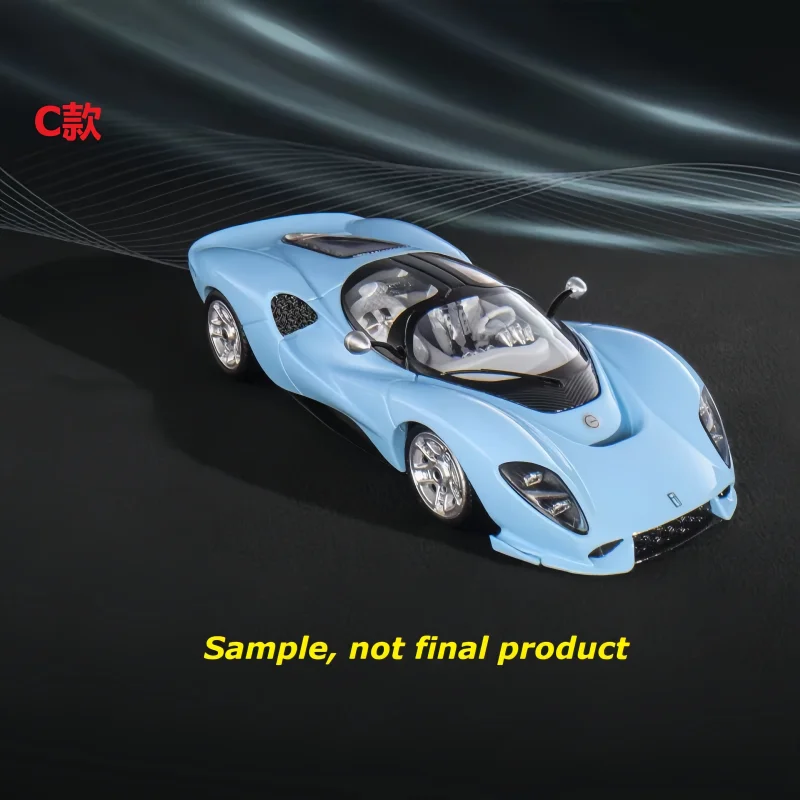 In Stock 1:64 De Tomaso P72 Alloy Die-Cast Replica Vehicle Model